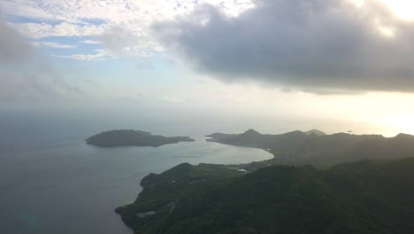 Vista-Aérea-De-La-Isla-De-San-Andrés-En-Colombia