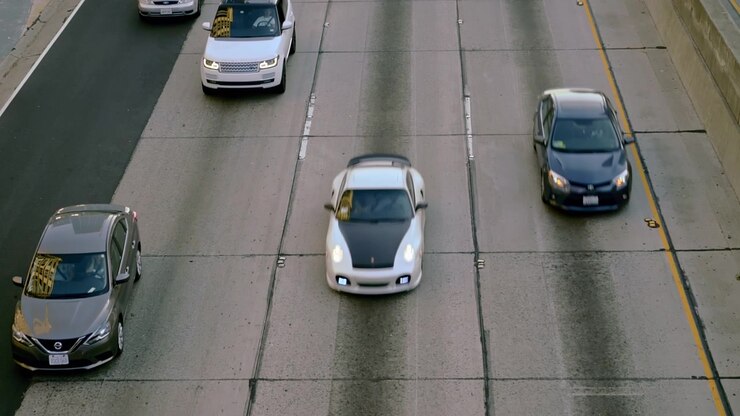 Tráfico en la autopista en Los Ángeles.