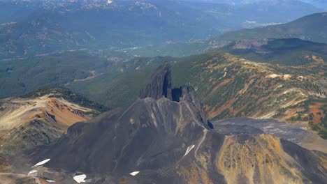 Iconic-Summit-Of-The-Black-Tusk-In-Garibaldi-Provincial-Park-Near-Whistler,-BC-Canada