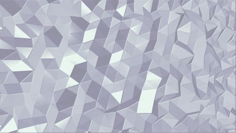 fondo abstracto de baja poli geométrica blanca de introducción de movimiento