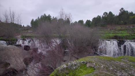 camera-movement-reveals-a-waterfall