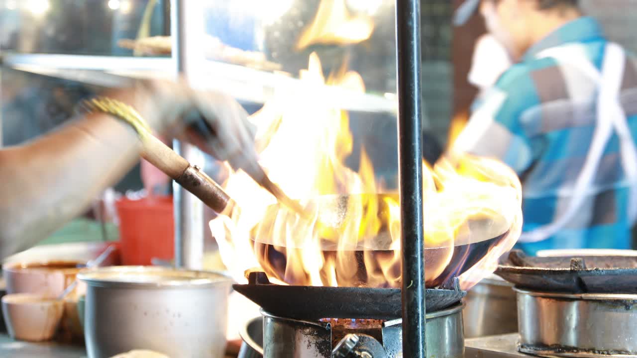 차이나타운 태국의 거리 음식