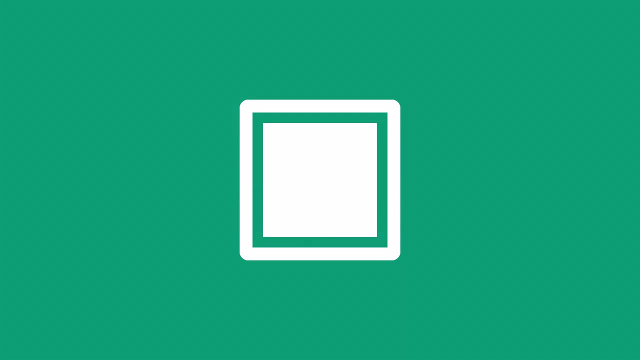 Simple wave icon square Transitions. 1080p - 30 fps - Alpha Channel (6)