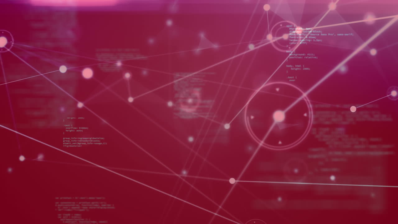 연결 네트워크의 애니메이션과 데이터 처리