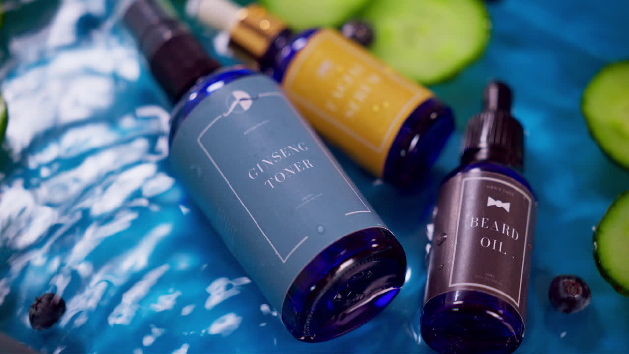 남성용 제품, 피부 관리 또는 광고