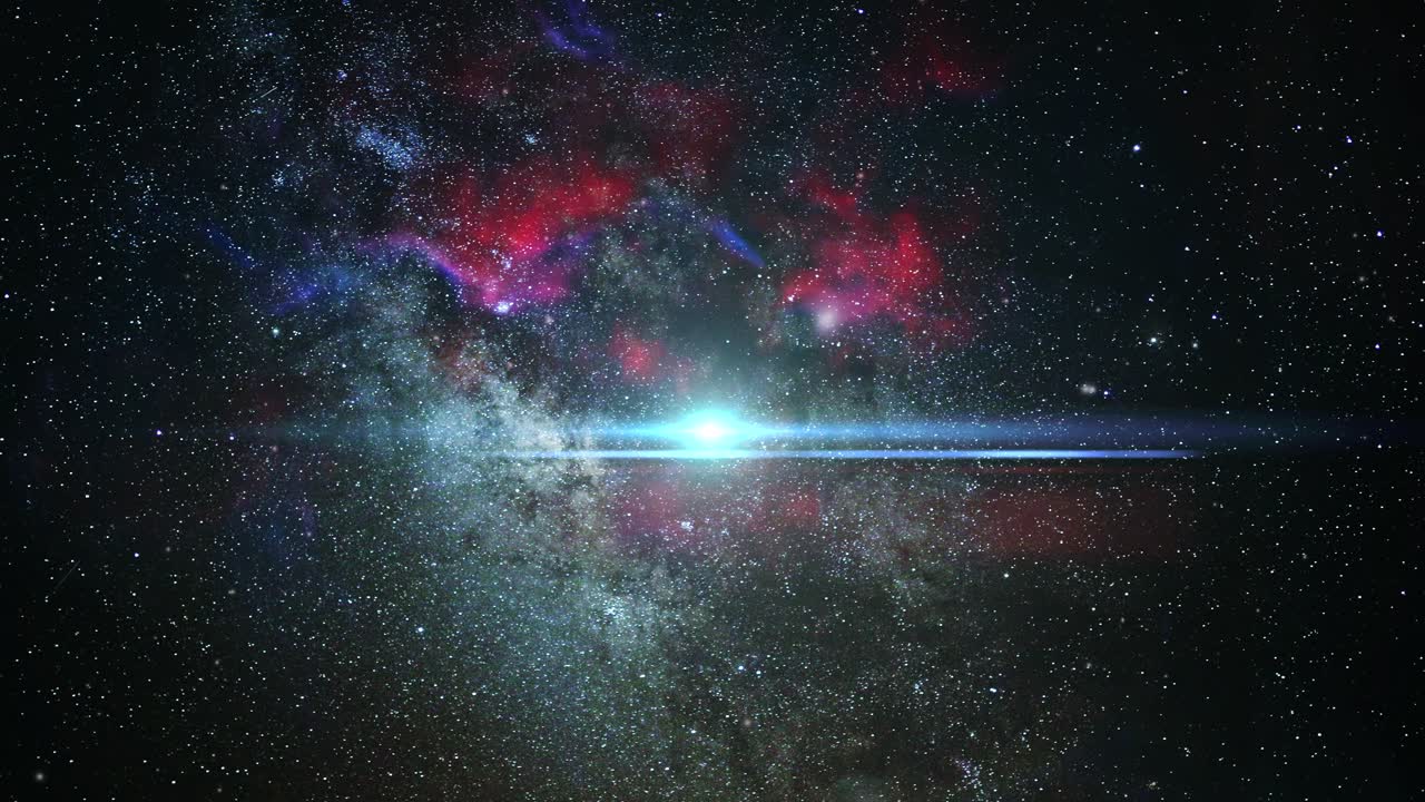 vista de nubes nebulosas flotando en el universo, espacio profundo