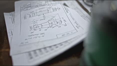 technical drawings and manufacturing parts