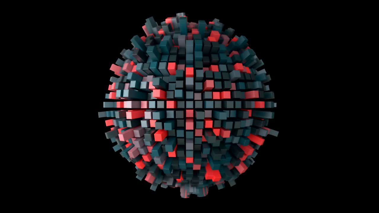 esfera de la tecnología abstracta 4k.