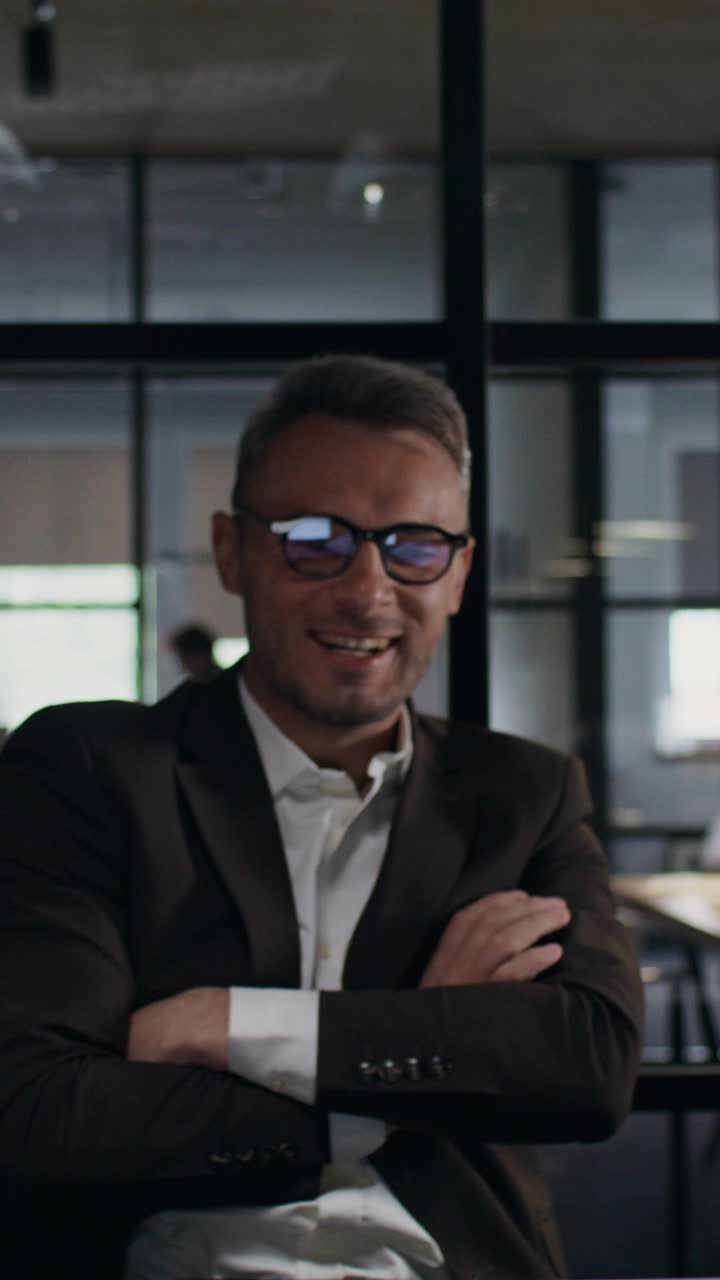 Business People Celebrating Success in Office