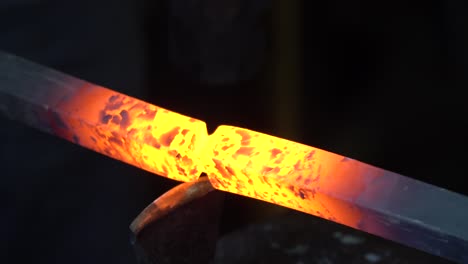 blacksmith metal forging in 4k