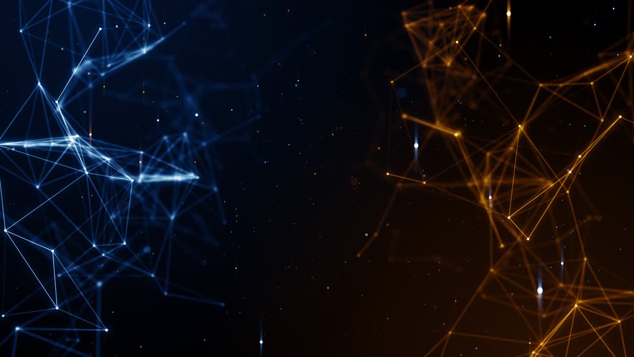 Plexus abstract network titles technology science background loop