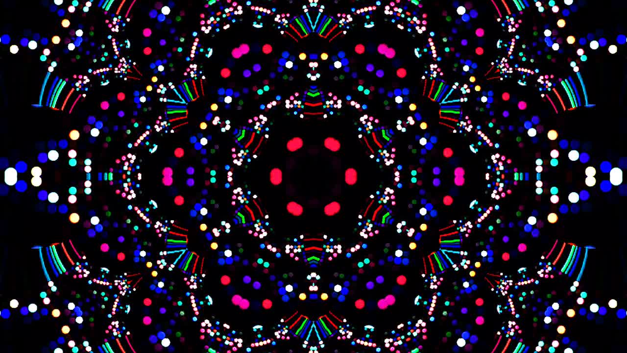 luz abstracta brillante que gobierna el color completo, caleidoscopio