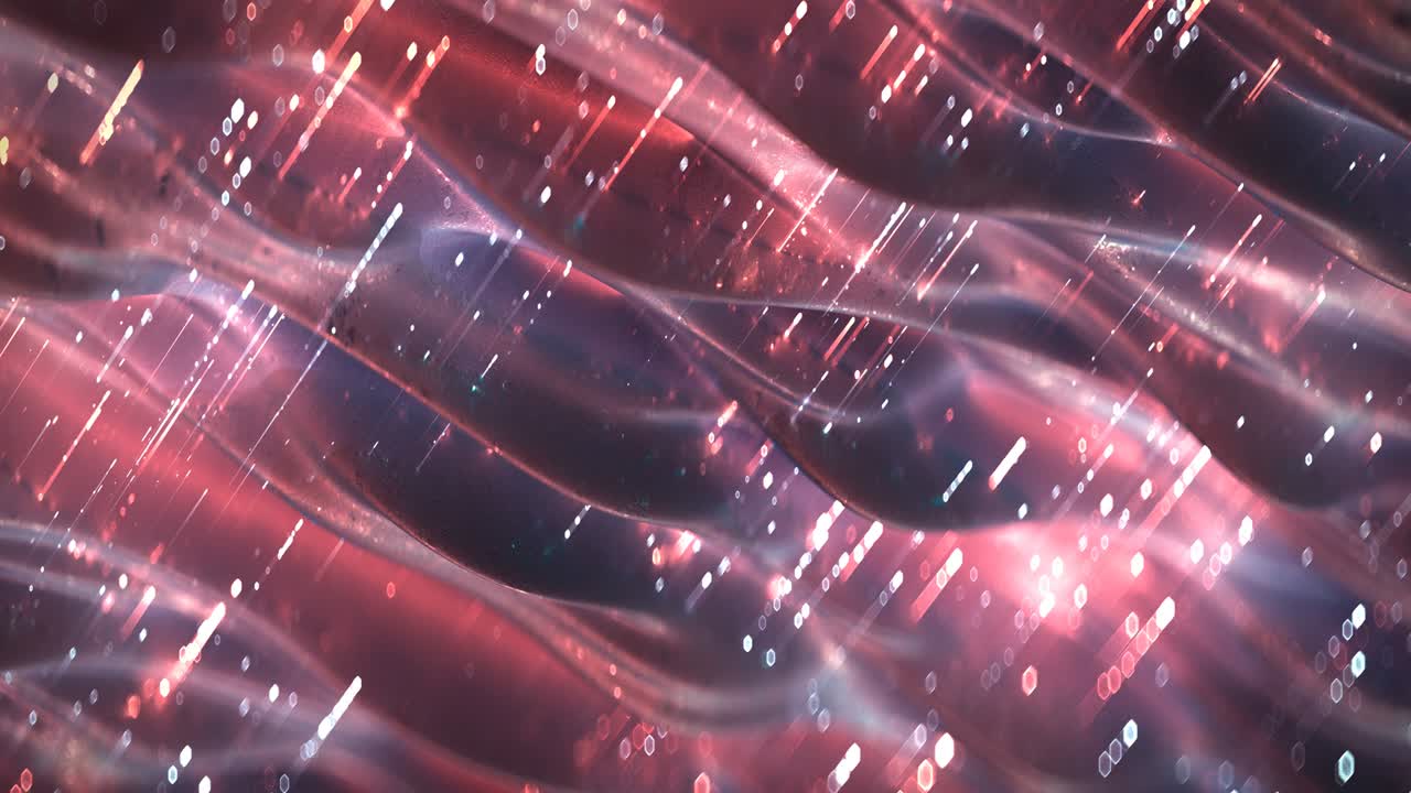 반이는 빛의 흔적과 함께 완벽한 루프 3d 렌더링 애니메이션