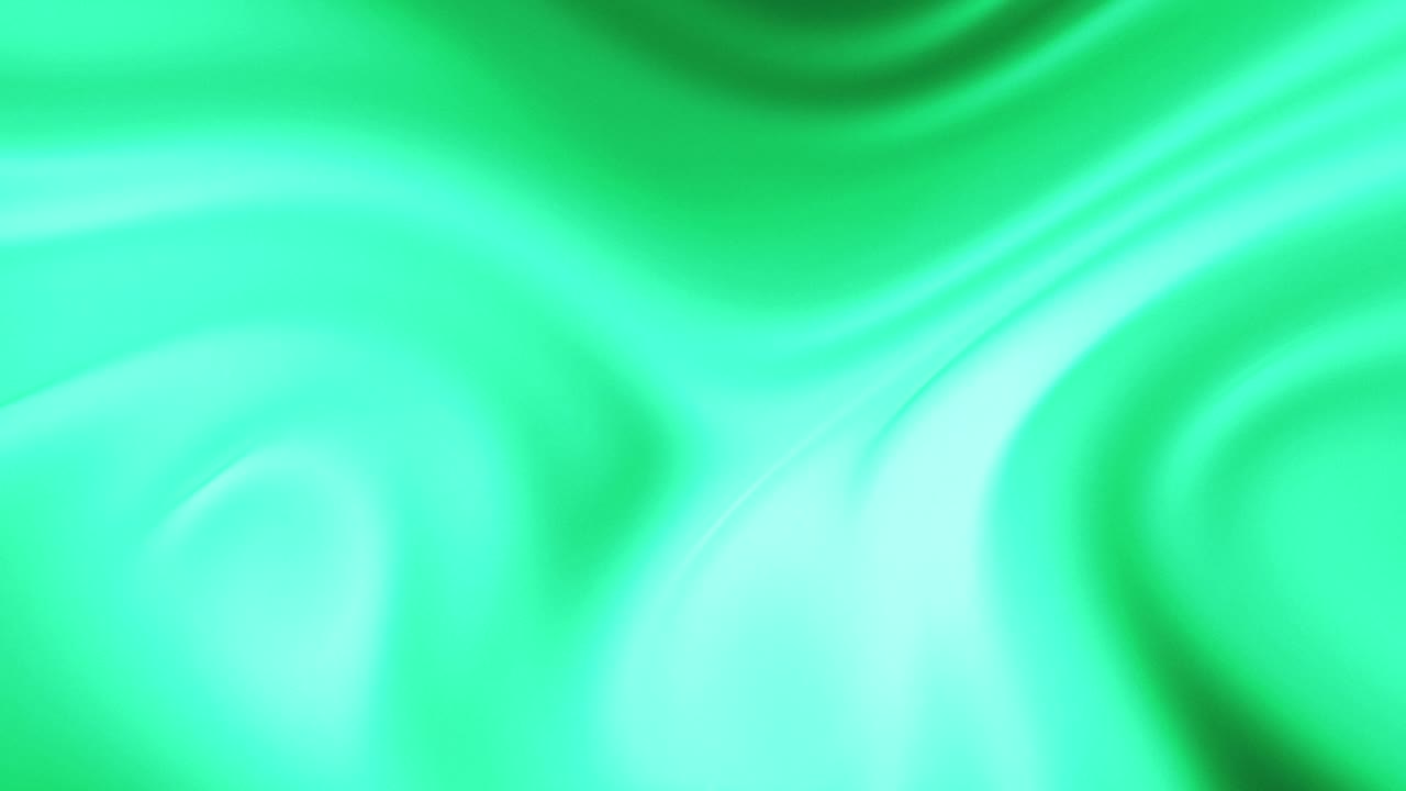 Swirling Green Neon Color In A Seamless Loop. Abstract