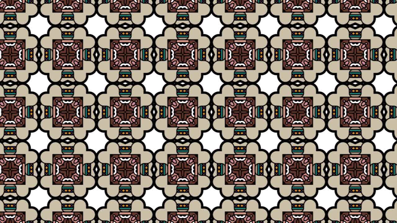 Abstract, background animation, scrolling right, white, red, brown, beige