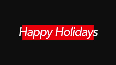 Happy-Holidays-with-red-line-on-black-gradient-texture