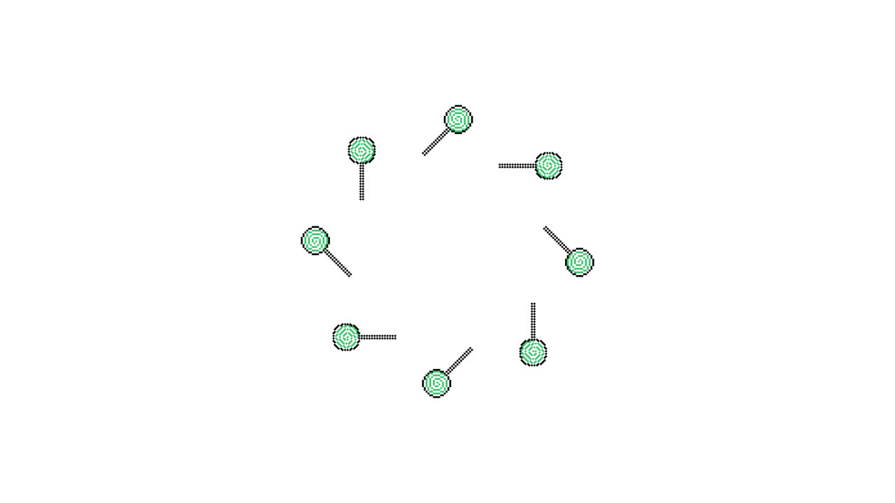 Pixel Art Lolipop Spinning Animated Overlay Transparent 30fps (5)