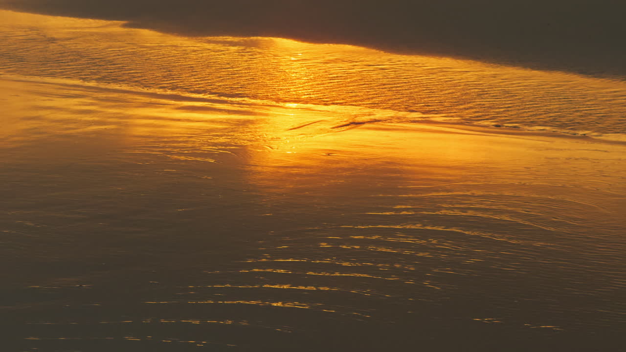 Golden Sunset Over Water