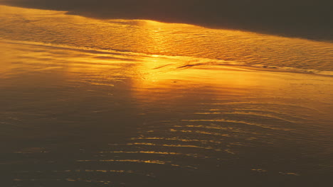 golden sunset over water