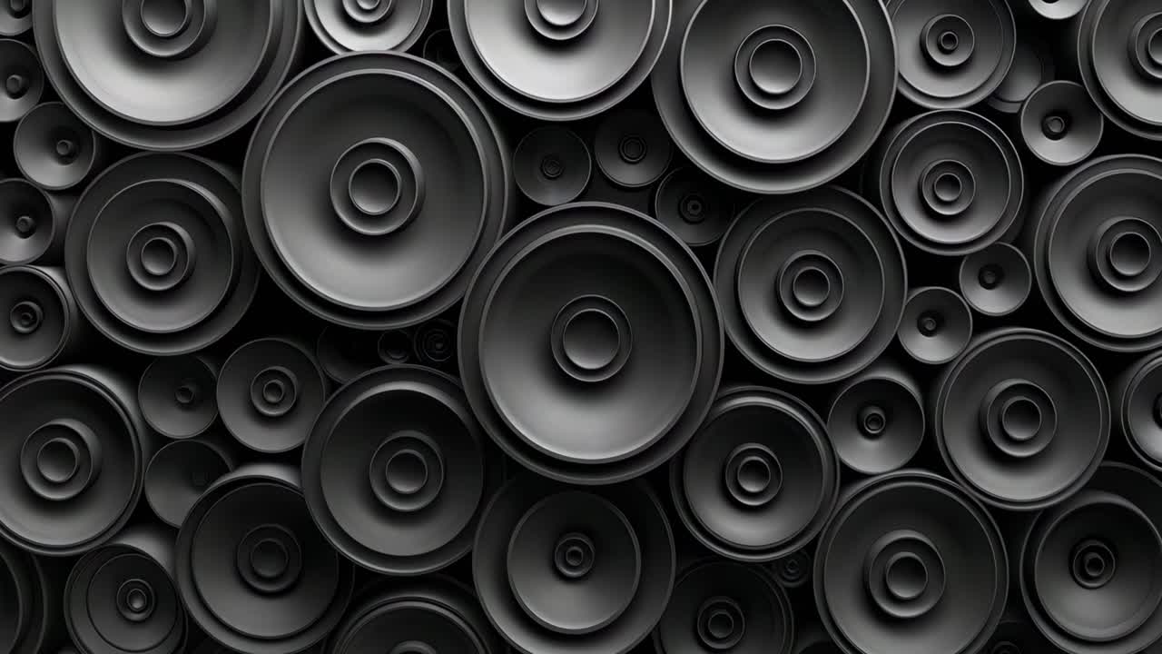Abstract Background of Audio Speakers