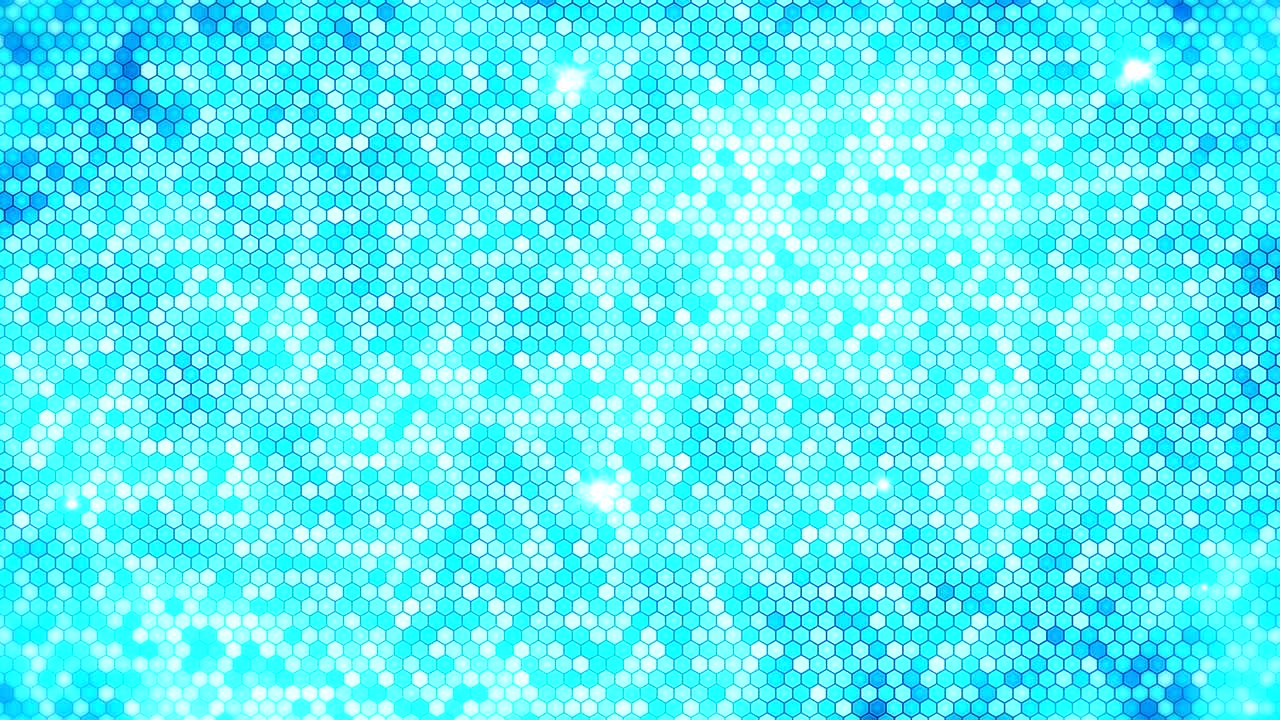 relámpago eléctrico de fondo de panal de miel. hexágono eléctrico brillante con luz brillante. animación de bucle de tecnología de negocios.