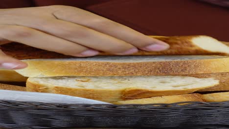 turkish bread in a basket