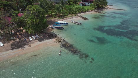 boca del drago beach a tourism beaches in bocas del toro, panama - stock video