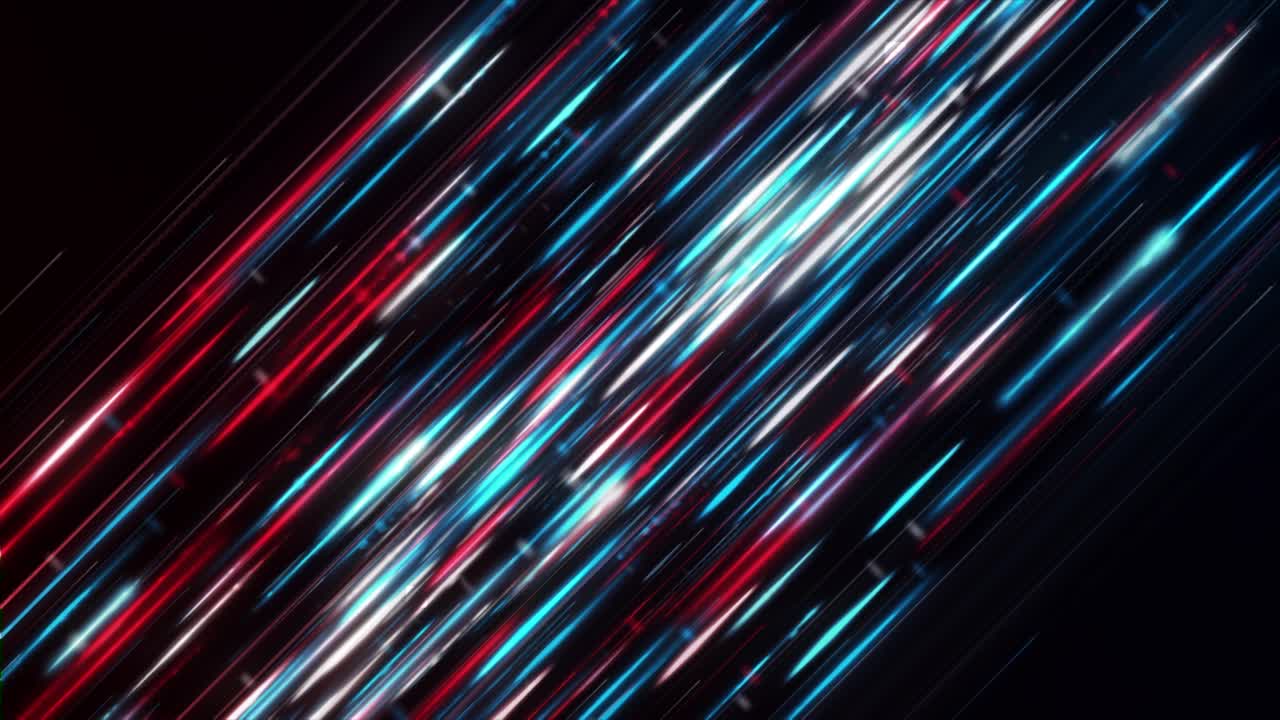 Abstract Colorful Light Streaks