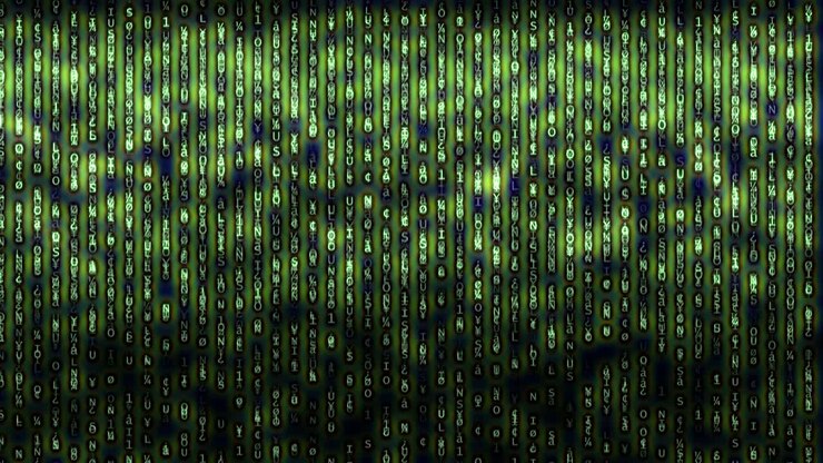 Matrix stile code background 4k