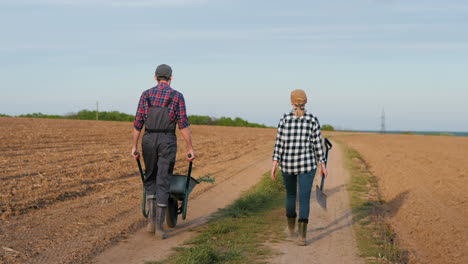 farmers working in a field