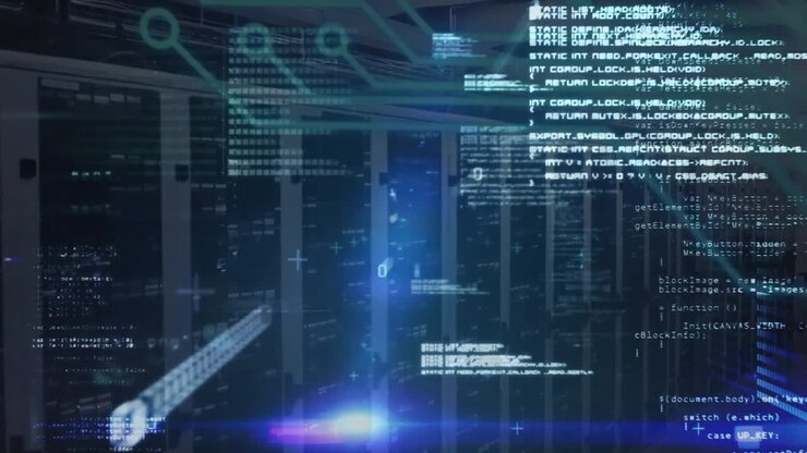 Animazione dell'elaborazione dati sui server