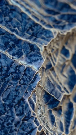 abstract blue cracked surface texture