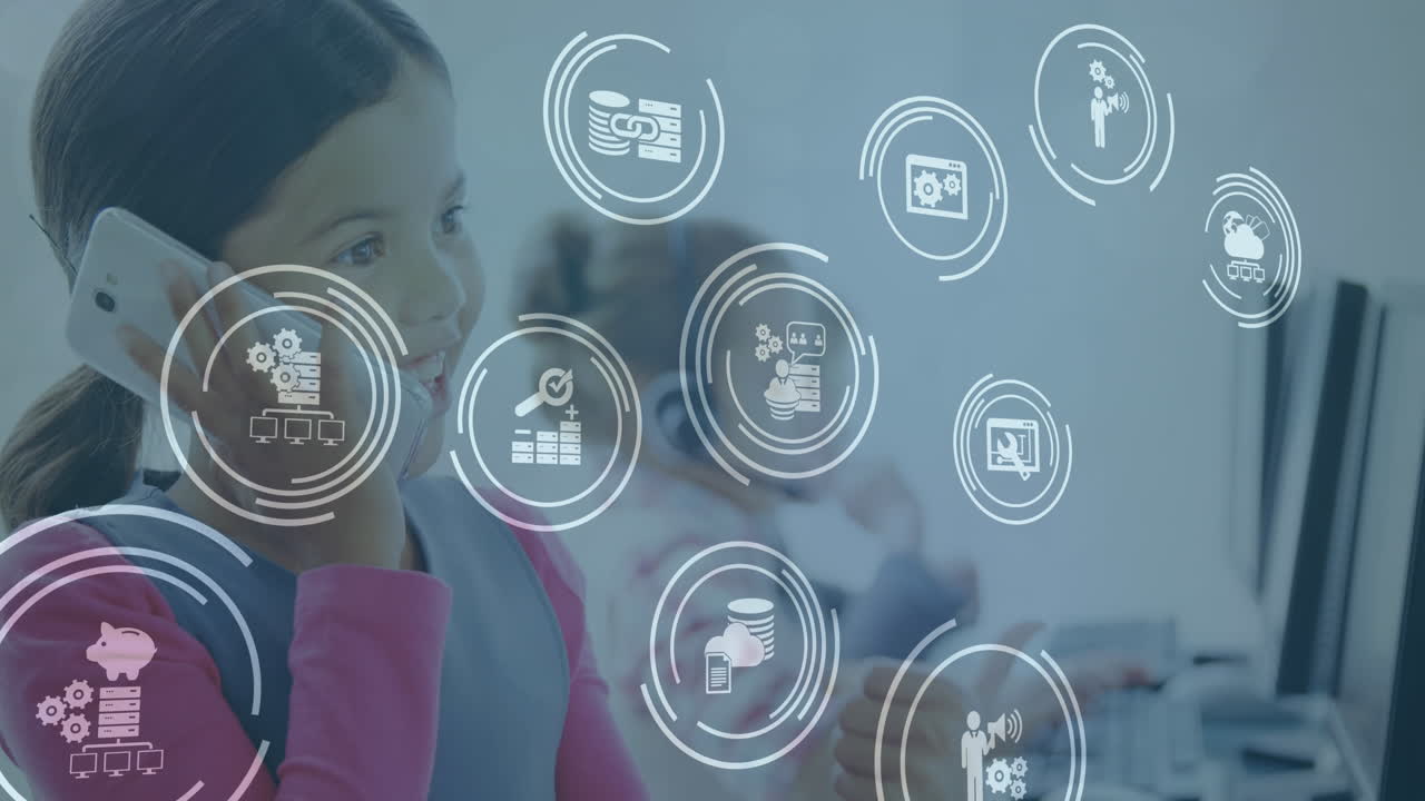 red global de negocios sobre los niños.