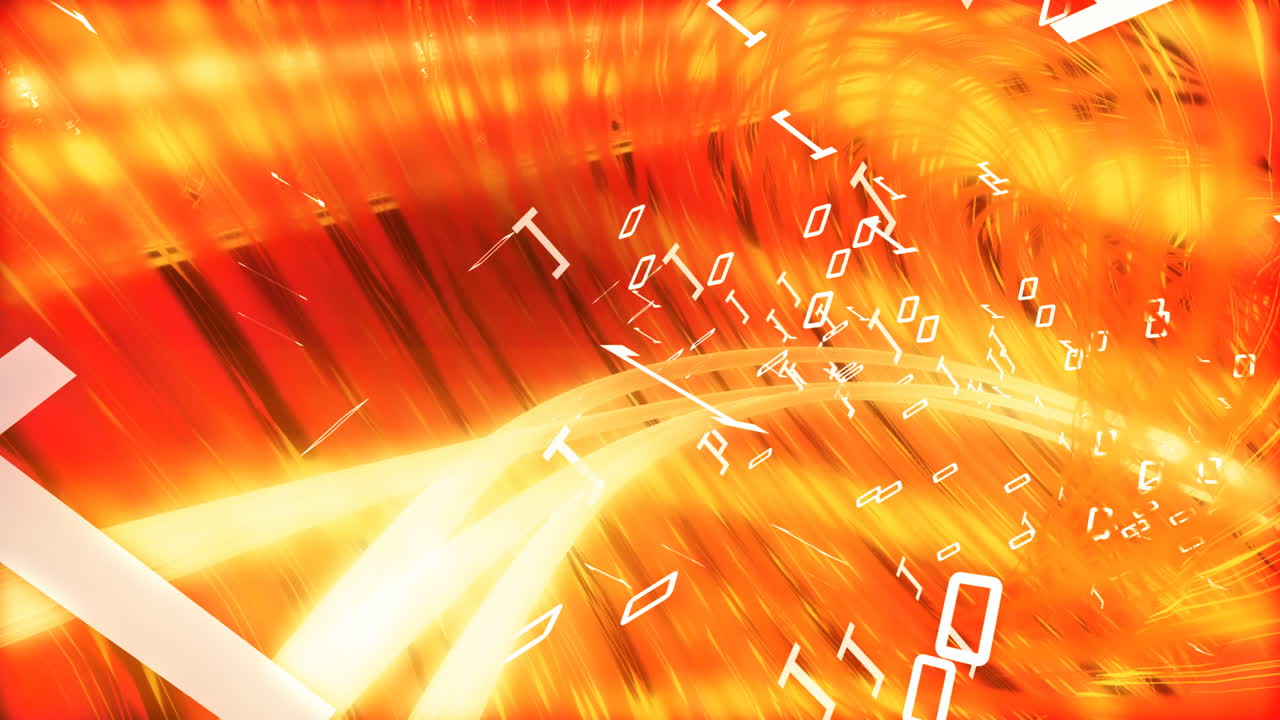 디지털 터널의 3d 애니메이션