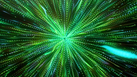 fondo verde abstracto con puntos brillantes
