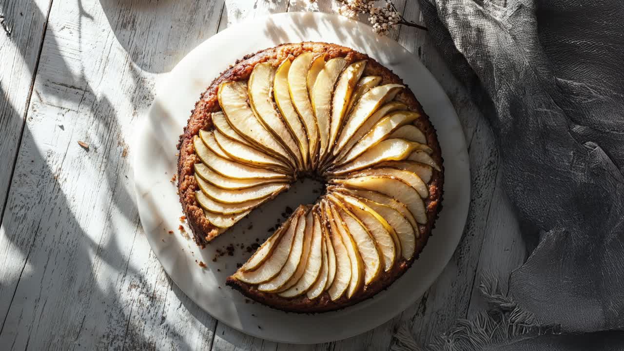 receta de pastel de peras