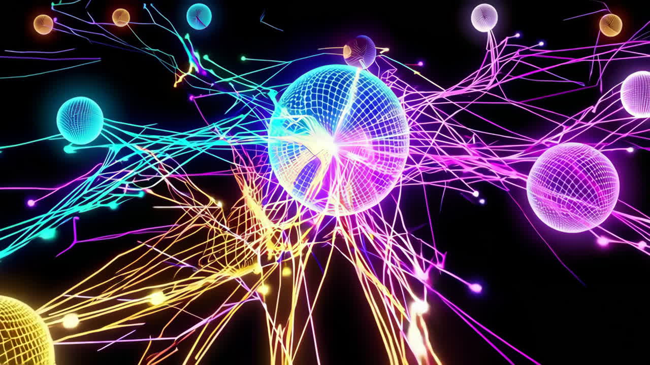 Abstract Neon Network