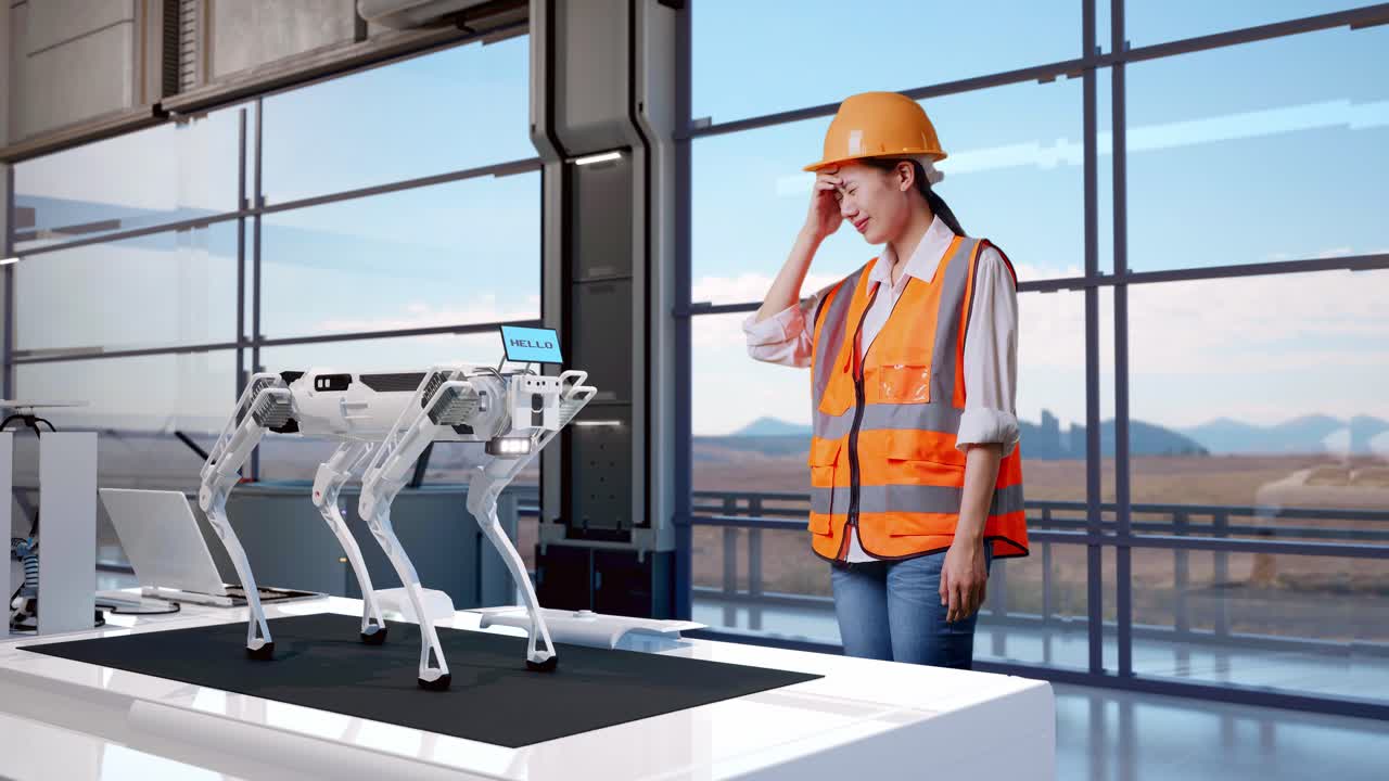 solución de problemas con el perro robot