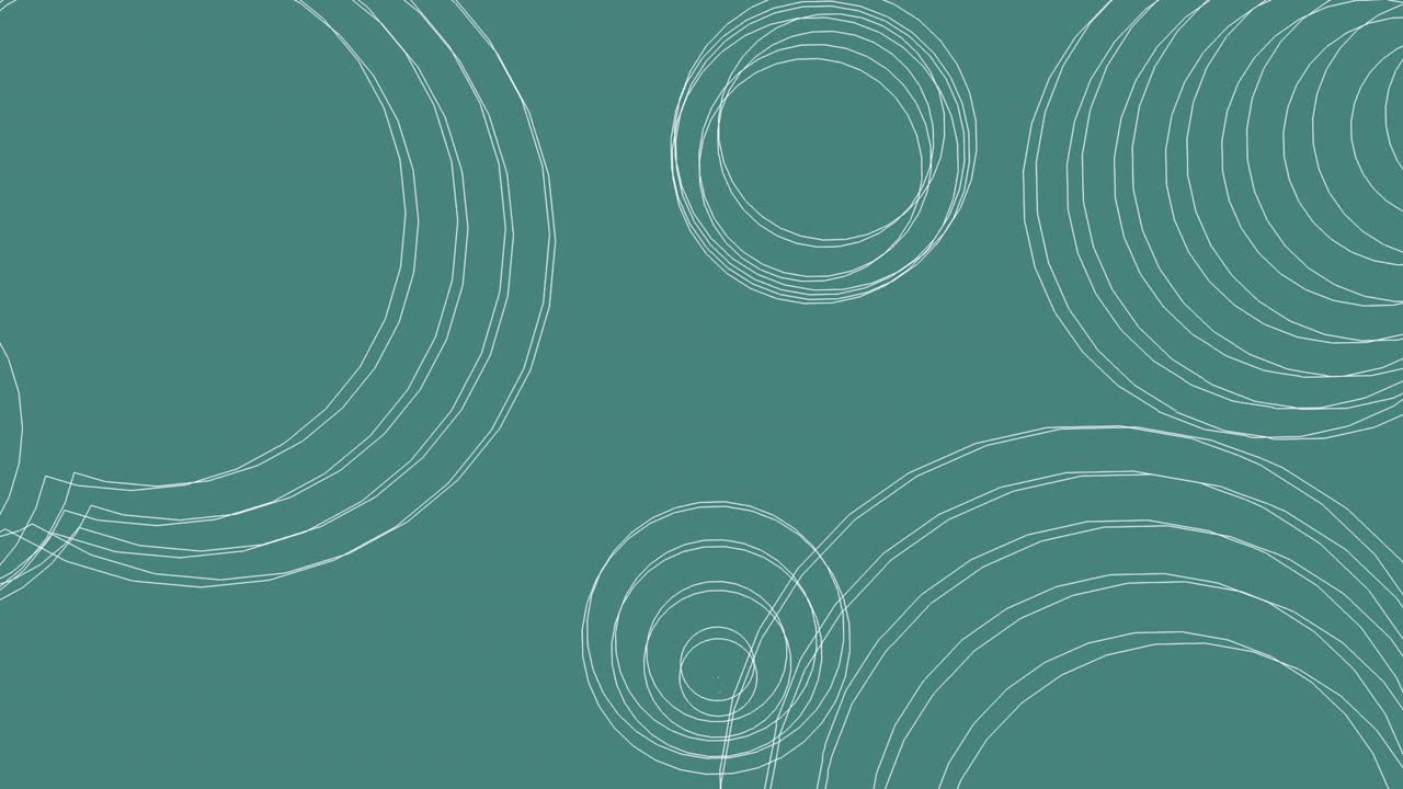 파란색 배경에 3d 애니메이션, 파노라마 또는 위로 이동 레이아웃 원 모양