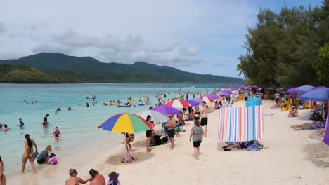 beach time at mystery island,vanuatu.