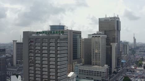 city high-rise lagos drone 01