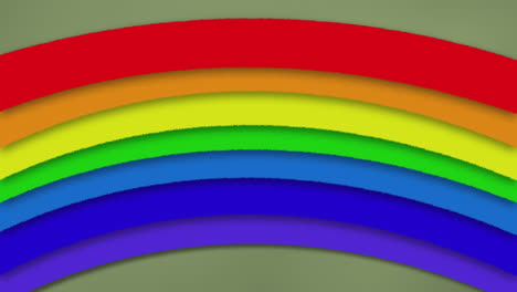 animation of multicolored stipes moving over gray background