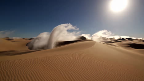 Dramatic Desert Sandstorm