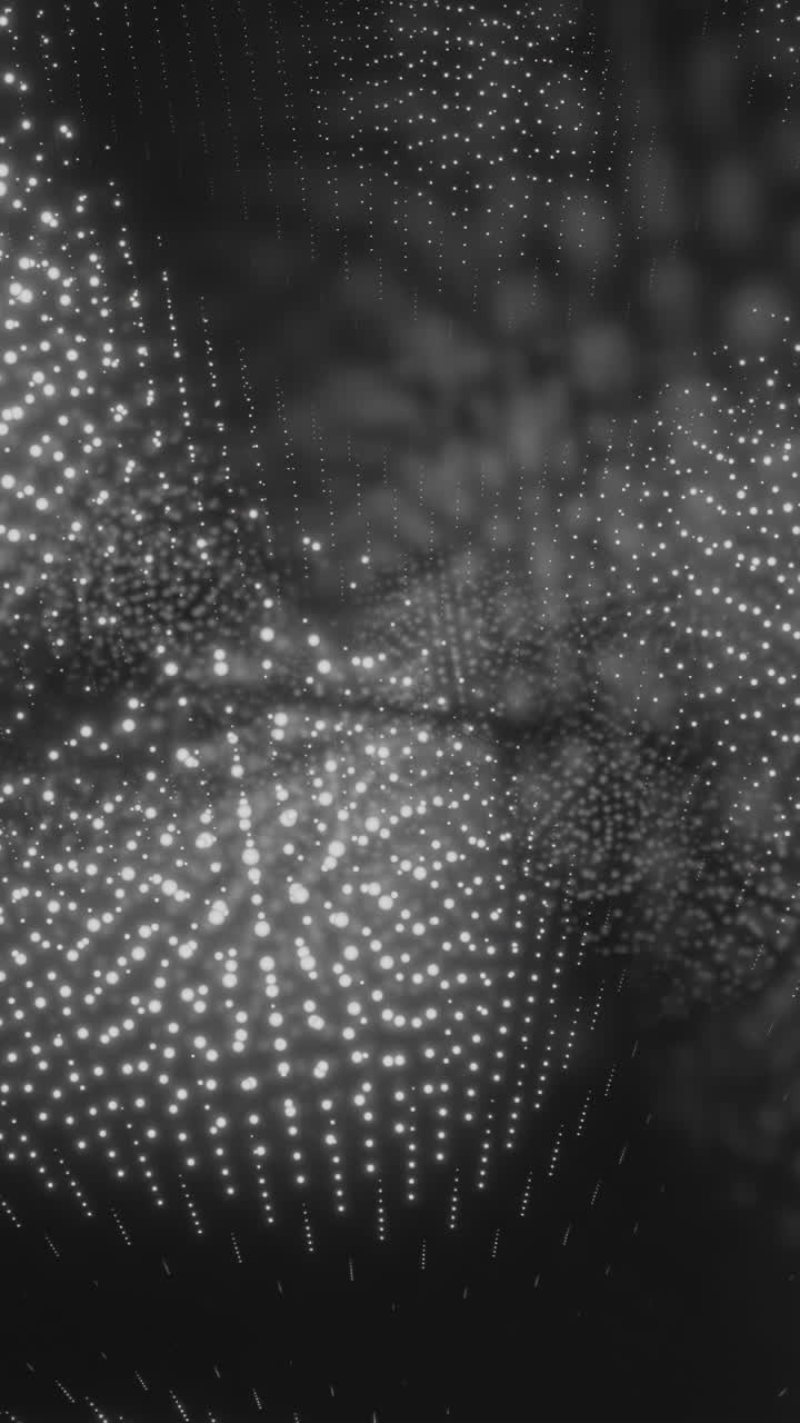 partículas brillantes abstractas