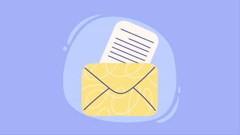 envelope mail postal service animation