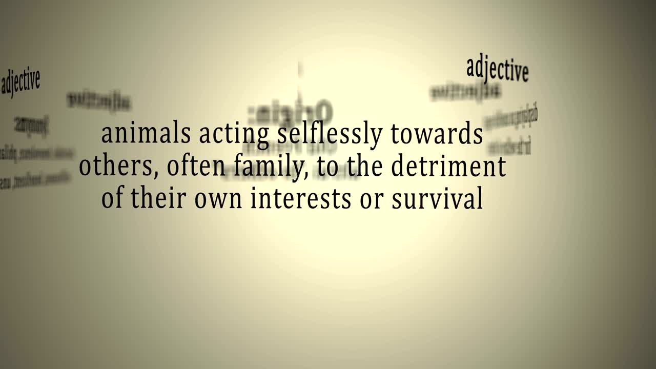 Definition: Altruistic