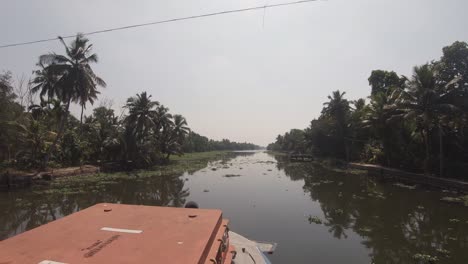 boating the paradisiac backwaters and canals of alappuzha, kerala, india