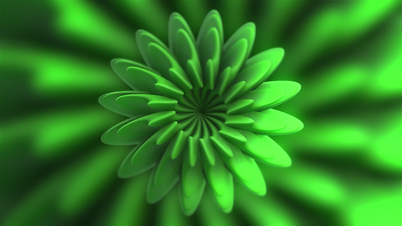 абстрактный зеленый 3d цветочный дизайн