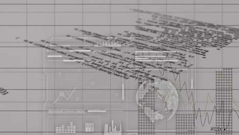 Animación-Del-Procesamiento-De-Datos-Financieros-En-Pantalla