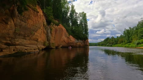 sandstone outcrops